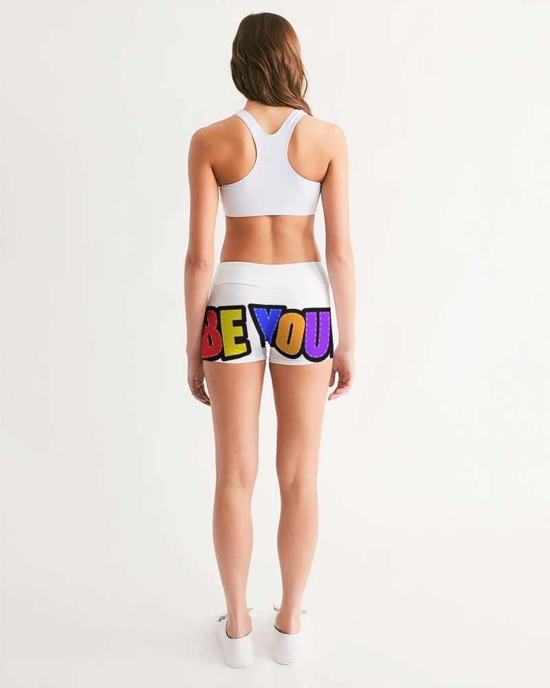 Be You. Original Women's Mid-Rise Yoga Shorts
