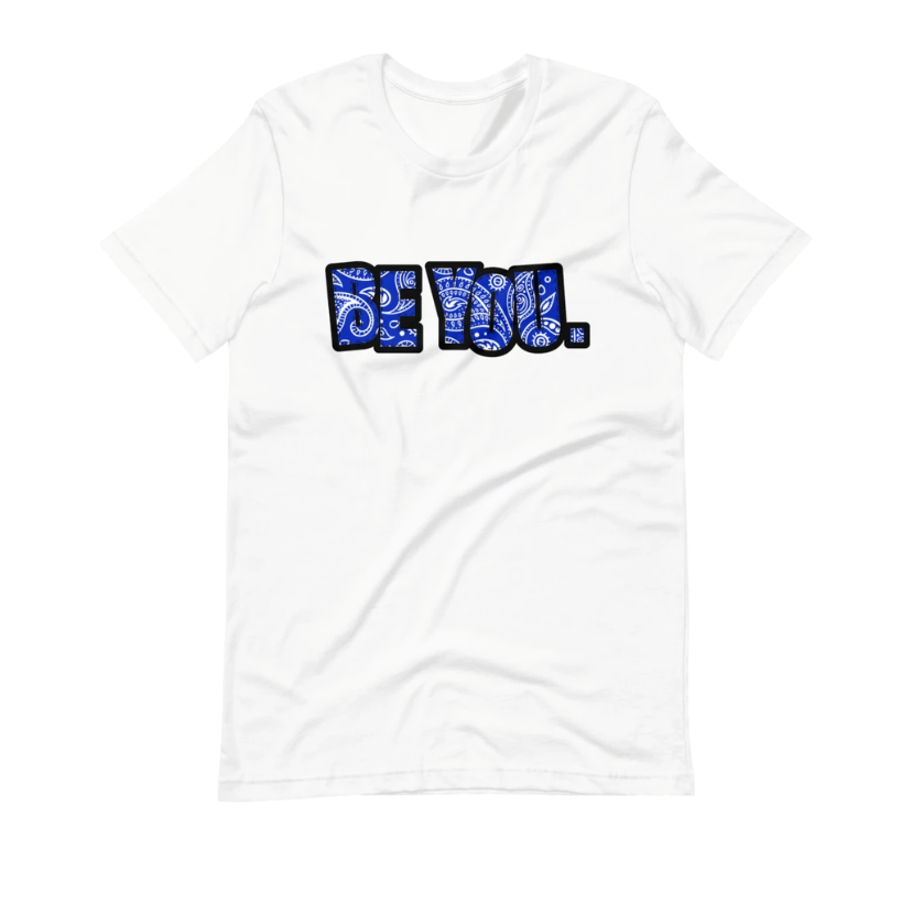 Banging Be You. Bandana Print Short-Sleeve Unisex T-Shirt